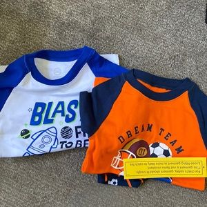 Pajamas. 2 sets. Size 4T. Never worn.